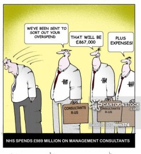 NHS spends ?989 million on management consulatants